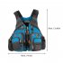 Breathable Polyester Mesh Design Fishing Vest Fishing Safety Life Jacket for Swimming Sailing blue