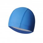 Breathable Swimming  Cap Ear Protection Universal Waterproof Swimming Hat Sapphire
