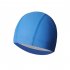 Breathable Swimming  Cap Ear Protection Universal Waterproof Swimming Hat Sapphire