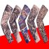 Breathable Tattoo Pattern Cycling Bike Bicycle Arm Warmers Cuff Sleeve Cover UV Sun Protection for Outdoor Activities Random Pattern W 83