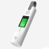 Breathalyzer Blowing Type Tester Type C Rechargeable ASIC Chip High Accurate Digital Display 16 Second Results Sound And Light Prompts Breath Tester White