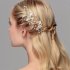 Bridal Jewelry Elegant Pearl Rhinestone Decoration Women Stylish Headband Hairpin