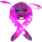 Bright Light Lovely Cartoon Jumping Animal Ears All Matching Hat Air Bladder Cap Rabbit purple