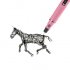 Bring ideas to life with the 3D Stereoscopic Printing Pen  coming with an LED display and three free filaments