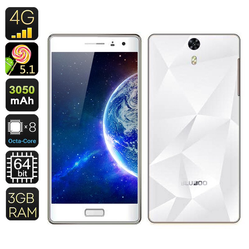 BLUBOO Xtouch 5 Inch Smartphone (White)