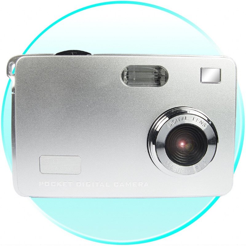 CMOS Digital Camera - 5.0M Pixel + Rechargeable Li-ion Battery