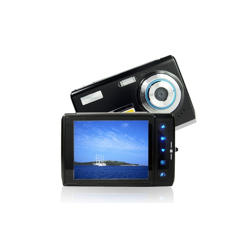 Touch Button Digital Camera - 5.0M Pixel Pictures
