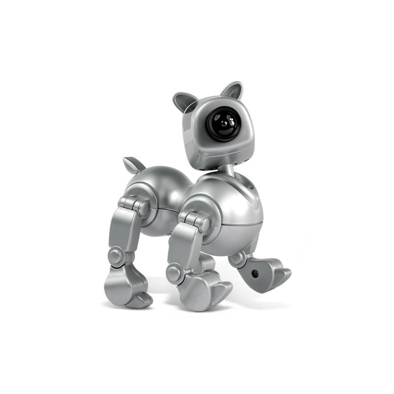 Posable Dog Web Cam - Computer Video Camera (Silver)