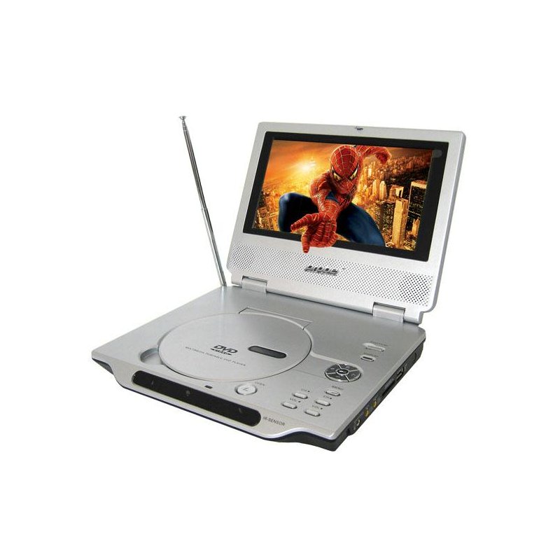 Portable DVD Player, 8-inch TFT LCD, TV, DIVX, Card reader