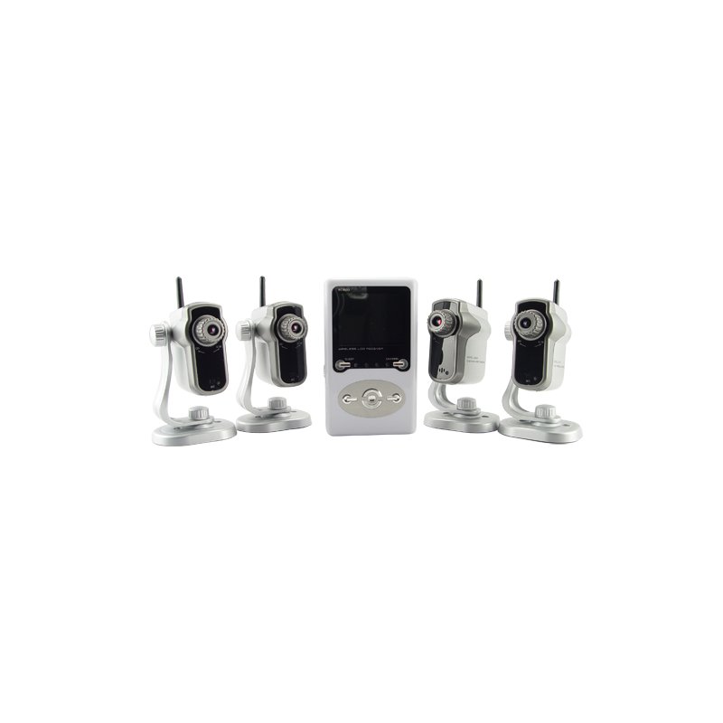 4 Wireless Cameras and Reciever