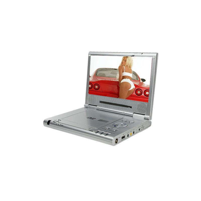Portable 16:9 Widescreen DVD Player with TV (7 Inch)