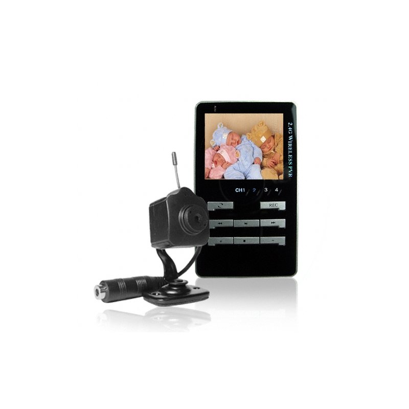 Wireless Baby Monitor Set - 1 2.4GHz Camera + MP4 Receiver