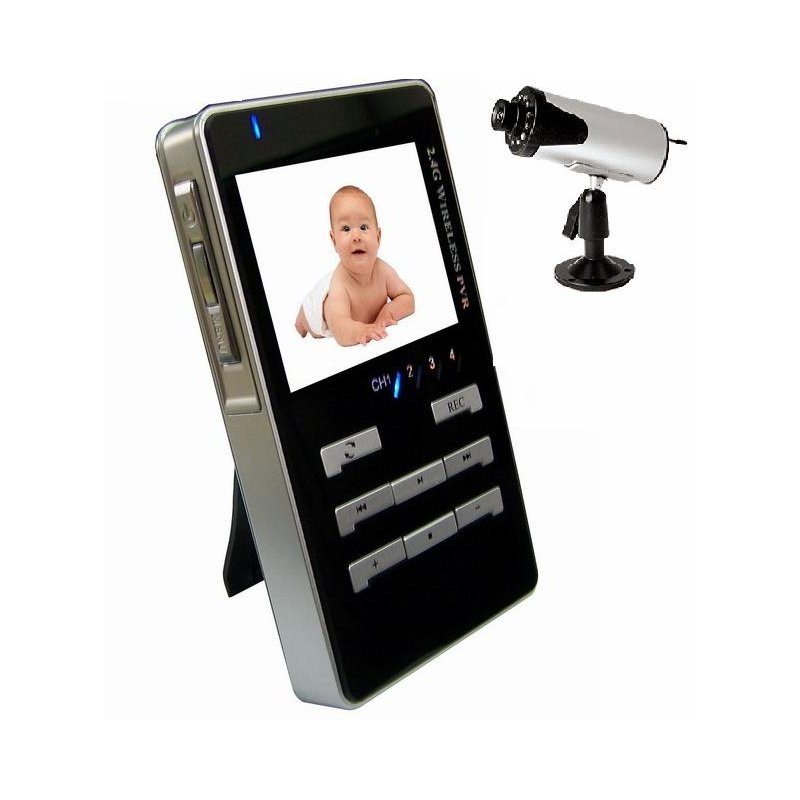CMOS Wireless Camera + Receiver With Screen