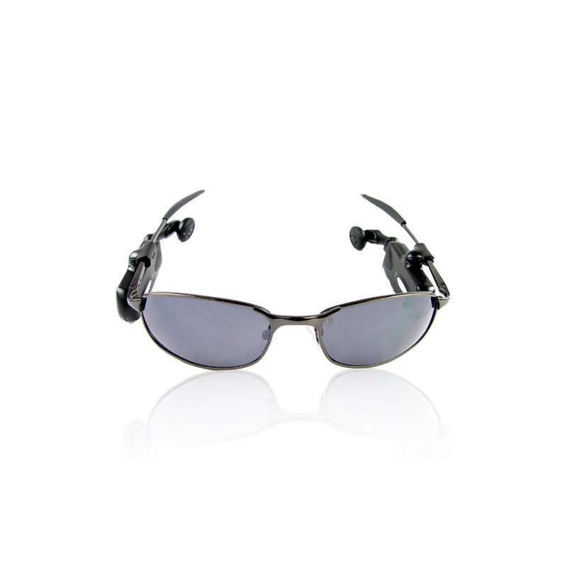 Sunglasses with 256MB MP3 Player and bluetooth Headset clip-on