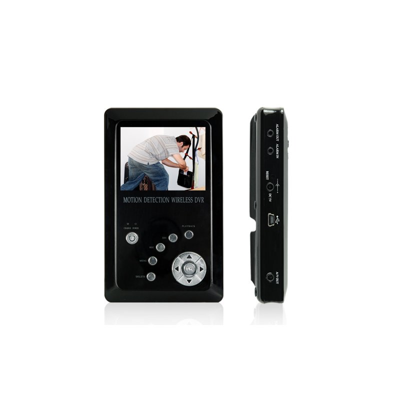 2.4GHz 4 Channel Palm Wireless Mobile AV Receiver + MP4 Player