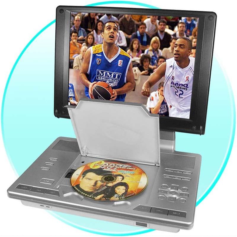 Super Large Screen Portable Disk Player - 4:3 Letterbox Display