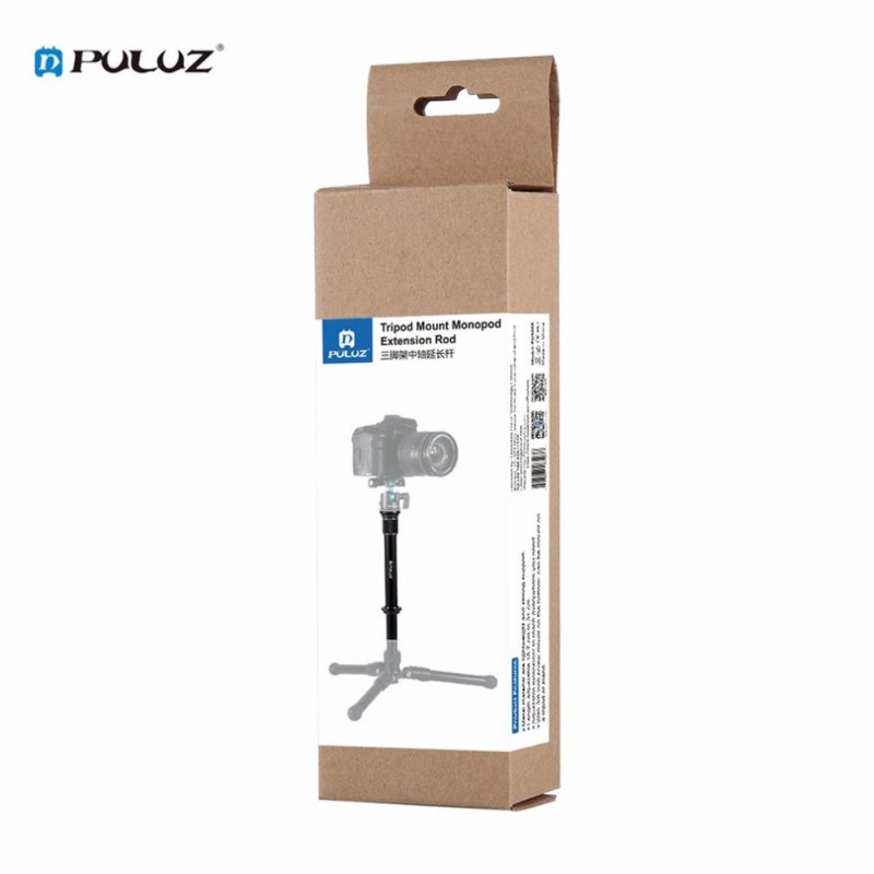 Tripod Mount Monopod Extension Rod with 3/8inch Screw Metal Handheld Tube for DSLR SLR Cameras 