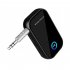 Bt 15 Receiver C28 3 5mm Car Wireless Bluetooth compatible Audio Receiver Adapter black