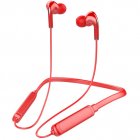 Bt 71 Neck mounted Bluetooth 5 0 In ear Wireless  Sports Headphones red