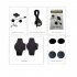 Bt10  Wireless Earphone Bluetooth  4 2  Rechargeable Voice Call Music Hands free Telephone  Motorcycle Helmet Headset black