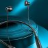 Bt25 Wireless Bluetooth Headset Power Display Large capacity Battery Neck Hanging Sports Headphone black