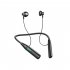 Bt25 Wireless Bluetooth Headset Power Display Large capacity Battery Neck Hanging Sports Headphone black