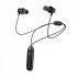 Bt315 Bluetooth  Headset With Microphone Bass Sports Magnetic Headset In ear Wireless Earbuds black