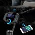 Bt70 Car Bluetooth compatible Mp3 Player Large Screen Dual Usb Card Cigarette Lighter Fm Transmitter Car Charger black