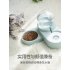 Bubble Cat Food Automatic Feeder Not Wet Mouth Drinking Bowl for Cats Dogs Supplies Light pink