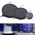 Bubble Disk Air Stone Aerator for Aquarium Fish Tank Pond Oxygen Pump 13CM  with black edge wrapping 