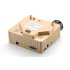 Budget Mini Projector has a 400 1 contrast ratio  1 67 million displayable colors  a projection size of 20 to 80 inches and 5 inputs  AV  VGA  USB  SD and HDMI 