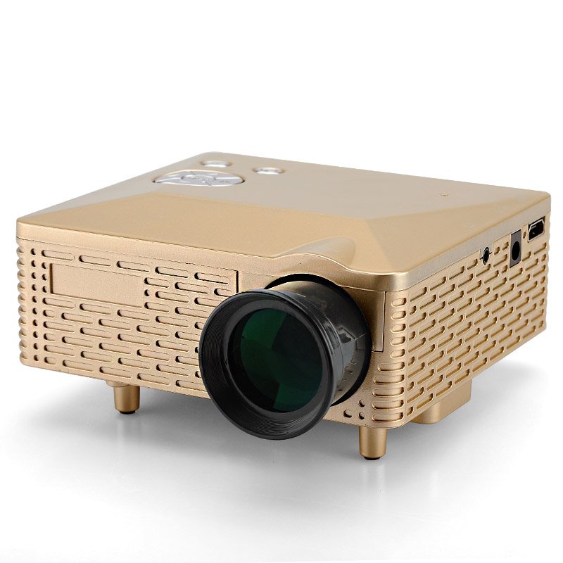 Mini 60 Lumens Projector (Golden)