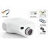 Budget Video Projector which displays 1 67 Million Colors  has a contrast ratio of 200 1  a Coaxial TV Input port and much more   Watch movies on a big screen