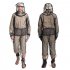 Bug Jacket Mosquito Suit Unisex Ultra fine Mesh Summer Bug Wear for Fishing Hiking Camping Gardening  Anti mosquito four piece suit  full set  L   XL