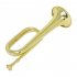Bugle Trumpet Big Horn Thickened Tubes Curved Mouthpiece Interface Brass Horn School Wind Instrument Gold
