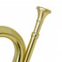 Bugle Trumpet Big Horn Thickened Tubes Curved Mouthpiece Interface Brass Horn School Wind Instrument Gold