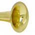 Bugle Trumpet Big Horn Thickened Tubes Curved Mouthpiece Interface Brass Horn School Wind Instrument Silver