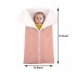 Bunting Bag Outdoor Wool Knitted Thick Warm Blanket Multifunctional Sleeping Bag for Infants and Newborns Pink