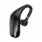 Business Kj10 Bluetooth-compatible Headset Led Battery Display Hanging Ear Type True Wireless Headphone black