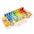 Busy School Bus Wooden Alphabet Number Shape Puzzles Toys Toddlers Fishing Toy Rings Counting Sorting Educational Math Toys For Boys Girls busy school bus
