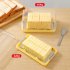 Butter Dispenser Butter Slicer Cutter Cheese Storage Container With Transparent Cover Cutter Slicer Easy Cutting Kitchen Supplies Refrigerator Freezer Fresh Box