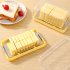 Butter Dispenser Butter Slicer Cutter Cheese Storage Container With Transparent Cover Cutter Slicer Easy Cutting Kitchen Supplies Refrigerator Freezer Fresh Box