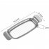 Butter Slicer Cutter Cheese Slicer With 16PCS Equally Spaced Stainless Steel Wires Rust Proof And Wear resistant Butter Slicer For Cheese Fruit silver