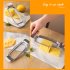 Butter Slicer Cutter Cheese Slicer With 16PCS Equally Spaced Stainless Steel Wires Rust Proof And Wear resistant Butter Slicer For Cheese Fruit silver