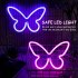 Butterfly LED Light Battery USB Powered Luminous Wall Decorative Lamp For Home Living Room Party Festival Decor blue
