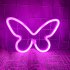 Butterfly LED Light Battery USB Powered Luminous Wall Decorative Lamp For Home Living Room Party Festival Decor blue