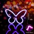 Butterfly LED Light Battery USB Powered Luminous Wall Decorative Lamp For Home Living Room Party Festival Decor blue