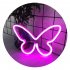 Butterfly LED Light Battery USB Powered Luminous Wall Decorative Lamp For Home Living Room Party Festival Decor blue