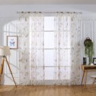 Butterfly Print Sheer Window Curtains Room Decor for Living Room Bedroom Kitchen W 200cm   H 270cm