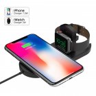 Buy 2 in 1 Qi Fast Wireless Charging Pad Stand iWatch Charger for Apple Watch And iPhone Device on Chinavasion com with cheap price 